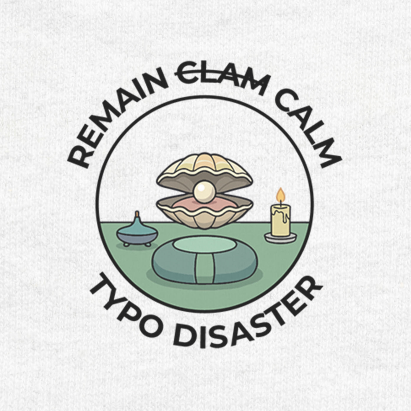 Remain Calm Typo Disaster